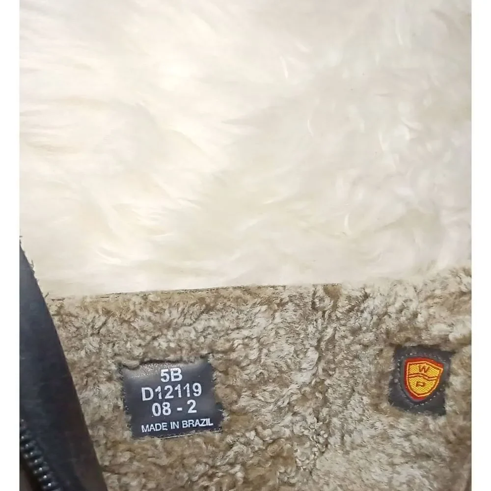 COLE HAAN LEATHER with LAMBS WOOL LINING MID-CALF BOOTS Size 5 - Picture 7 of 7